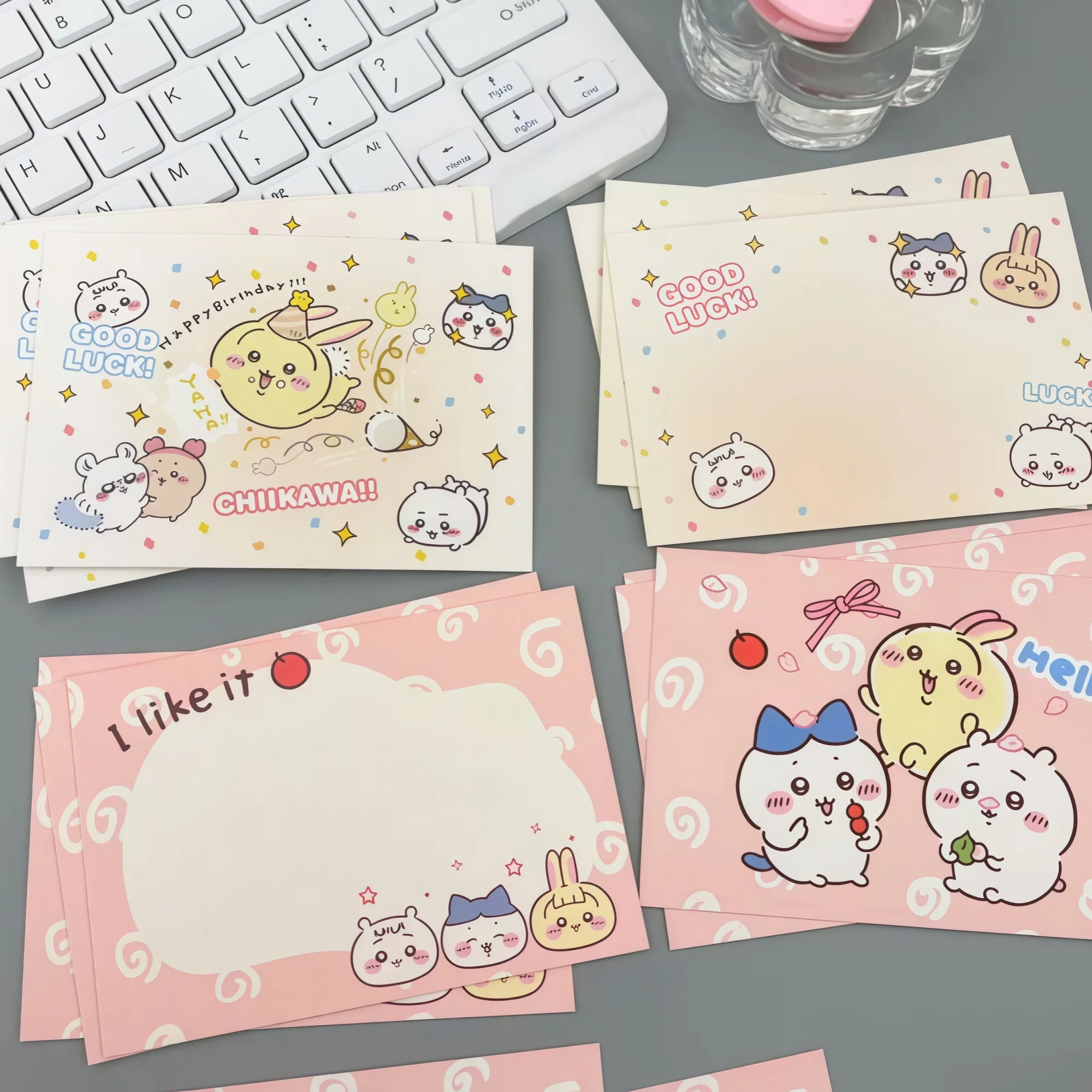 Cosplay Fire Prop - 20Pcs/Set Chiikawa Greeting Cards Hachiware Usagi