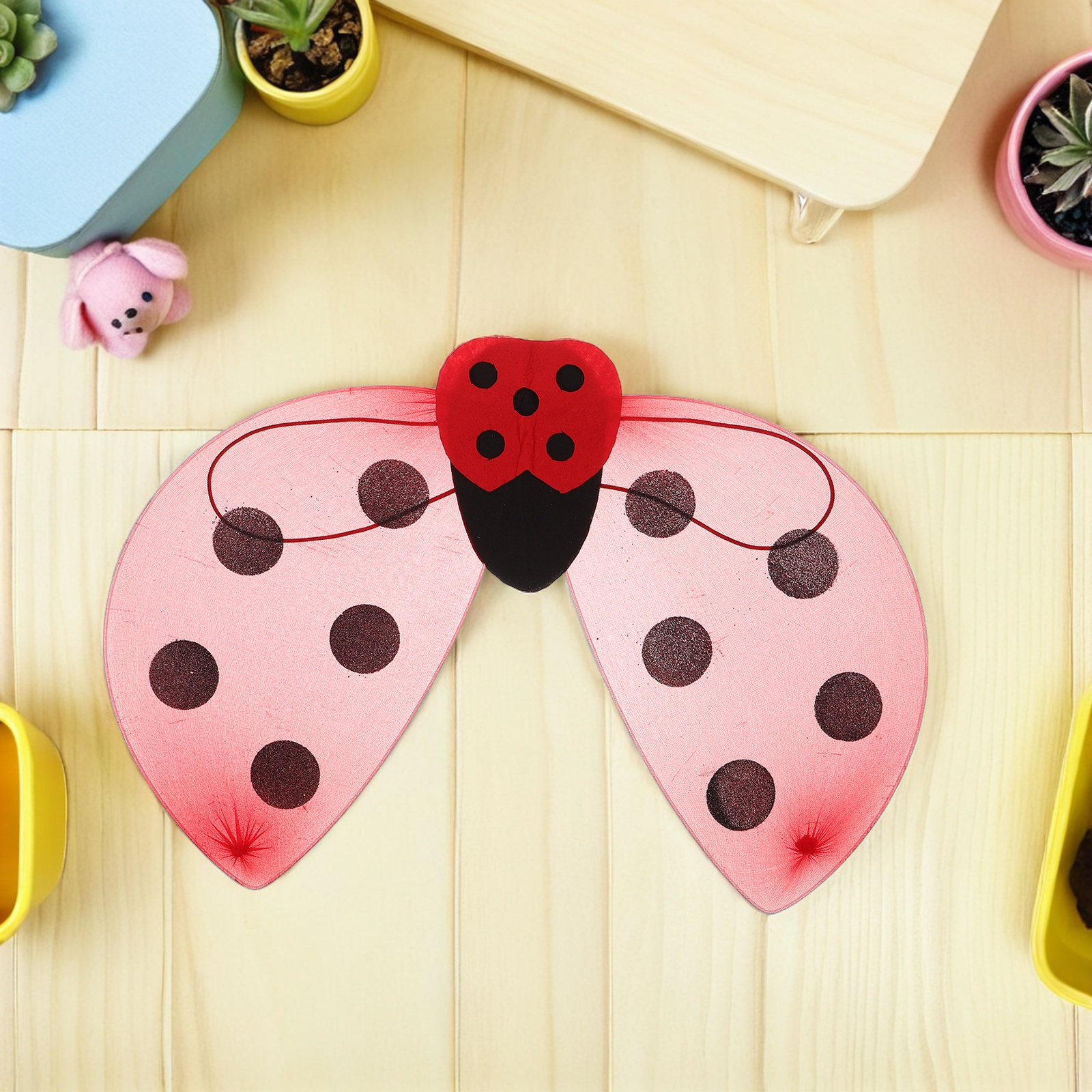 Ladybug Wings for Dress Up Cos - Easy Cosplay Prop ulasan dan harga