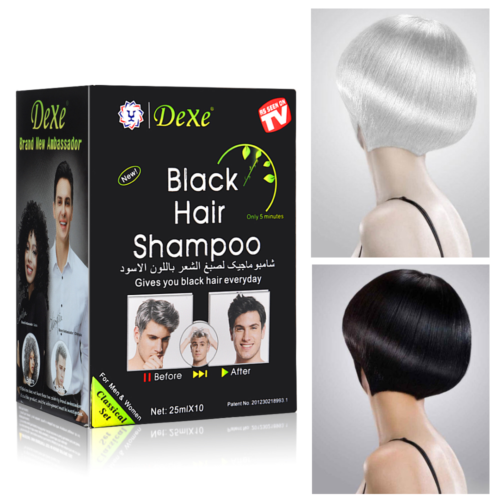 10 Pcs Fast Black Hair Shampoo - Hair Spray Color ulasan dan harga