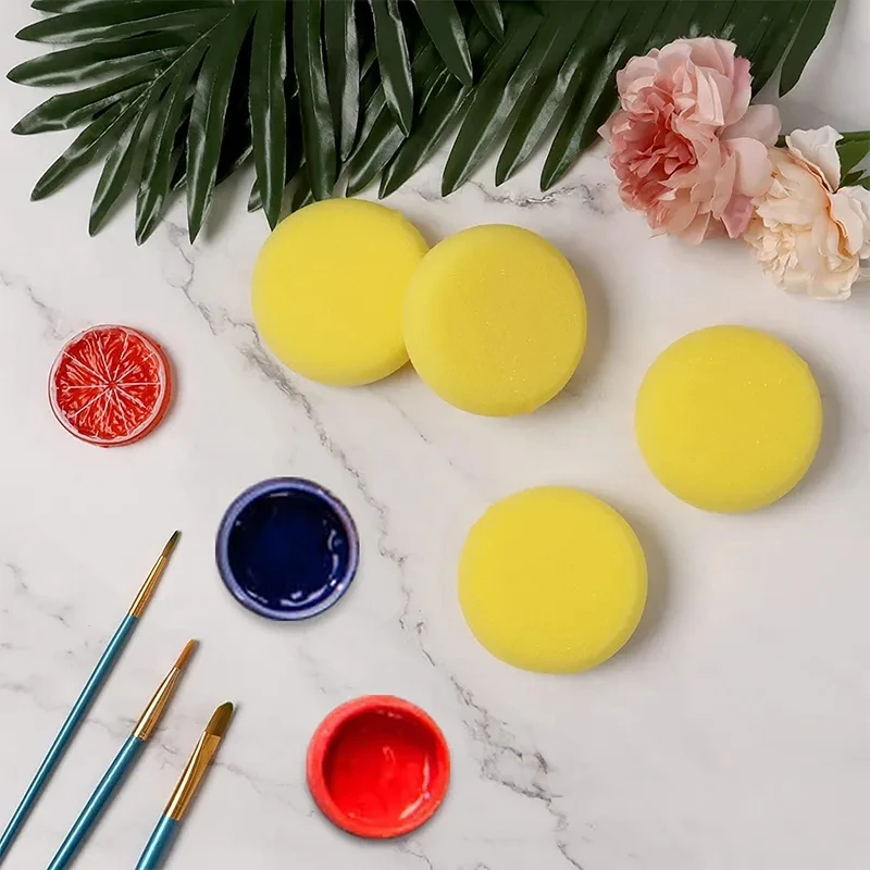 10Pcs Round Ceramic Foam Spong - Foam Clay Sculpt ulasan dan harga