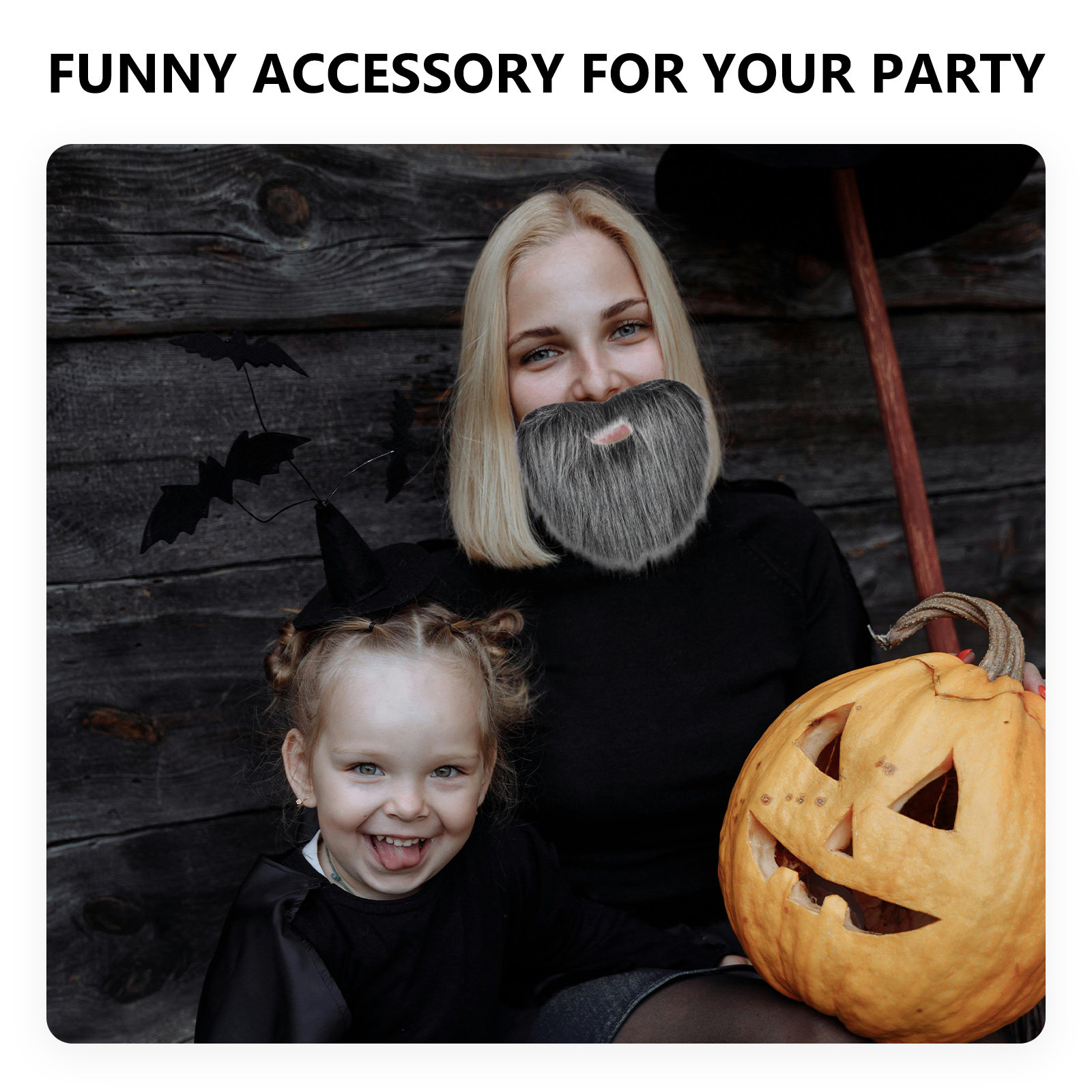 Lifelike Mustache Fake Beard A - Easy Cosplay Prop ulasan dan harga