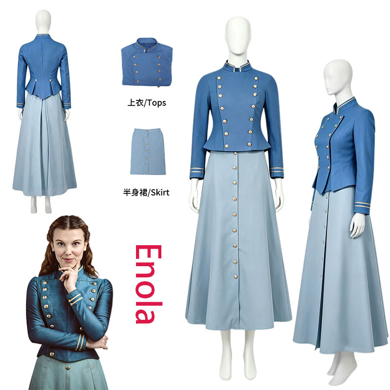 WHH Movie Enola Cosplay Costum - Cosplay Prop Making ulasan dan harga
