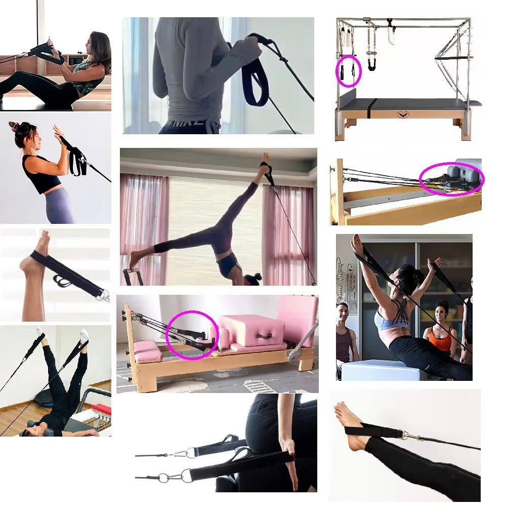 Pilates Reformer Loop Straps H - D Ring Strap ulasan dan harga