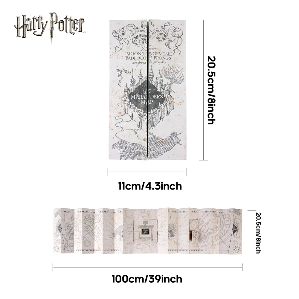 1PC Map Of The Marauder's Scho - Cosplay Prop Making ulasan dan harga