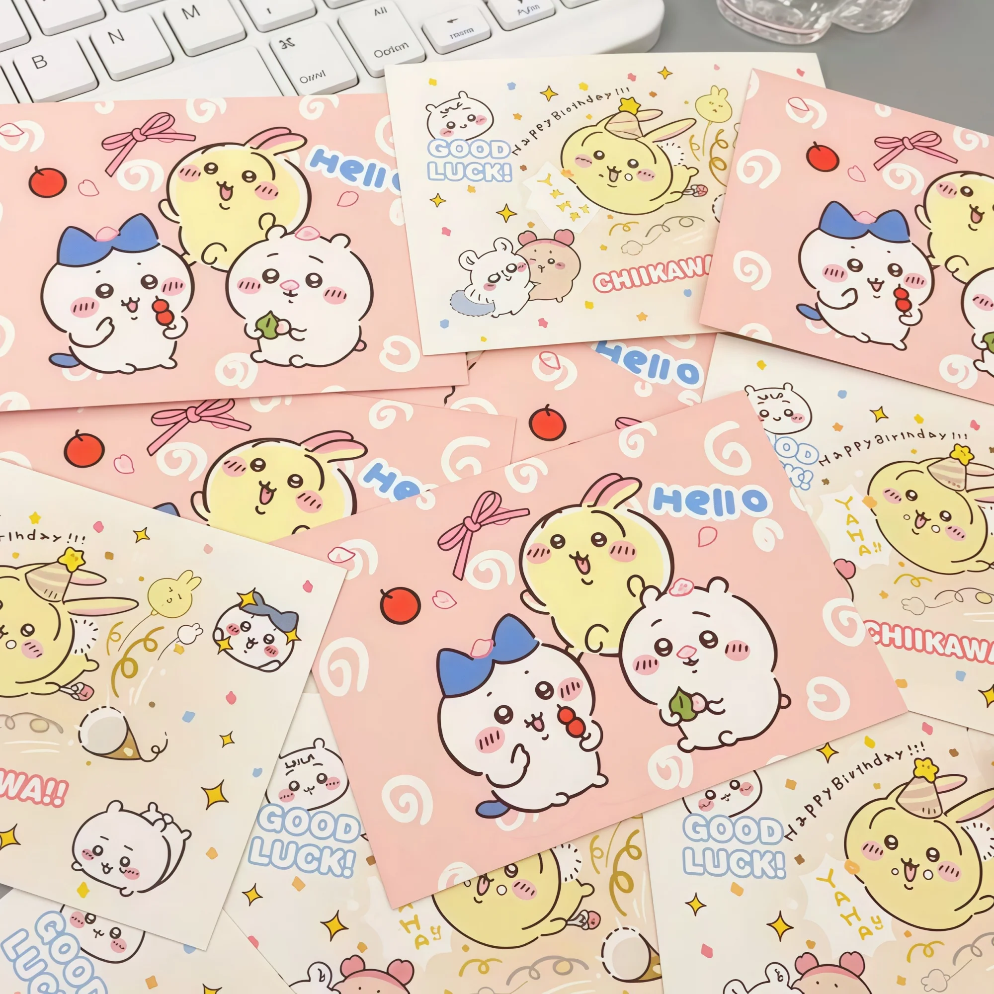 20Pcs/Set Chiikawa Greeting Ca - Cosplay Fire Prop ulasan dan harga